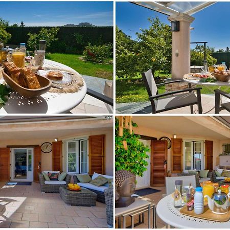 Elegant-Cosy 2P55M2 Dans Bas De Villa Provencale ! Villeneuve-Loubet Extérieur photo