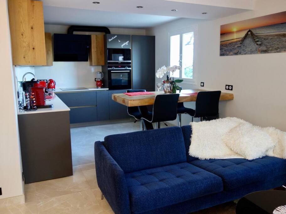 Elegant-Cosy 2P55M2 Dans Bas De Villa Provencale ! Villeneuve-Loubet Extérieur photo