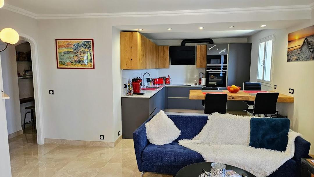 Elegant-Cosy 2P55M2 Dans Bas De Villa Provencale ! Villeneuve-Loubet Extérieur photo