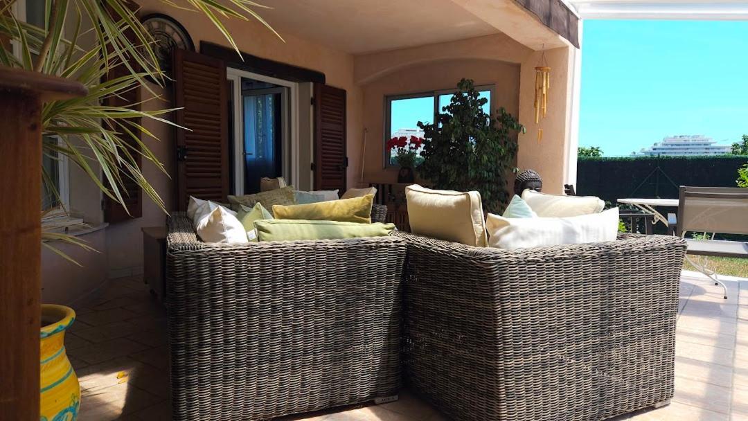 Elegant-Cosy 2P55M2 Dans Bas De Villa Provencale ! Villeneuve-Loubet Extérieur photo