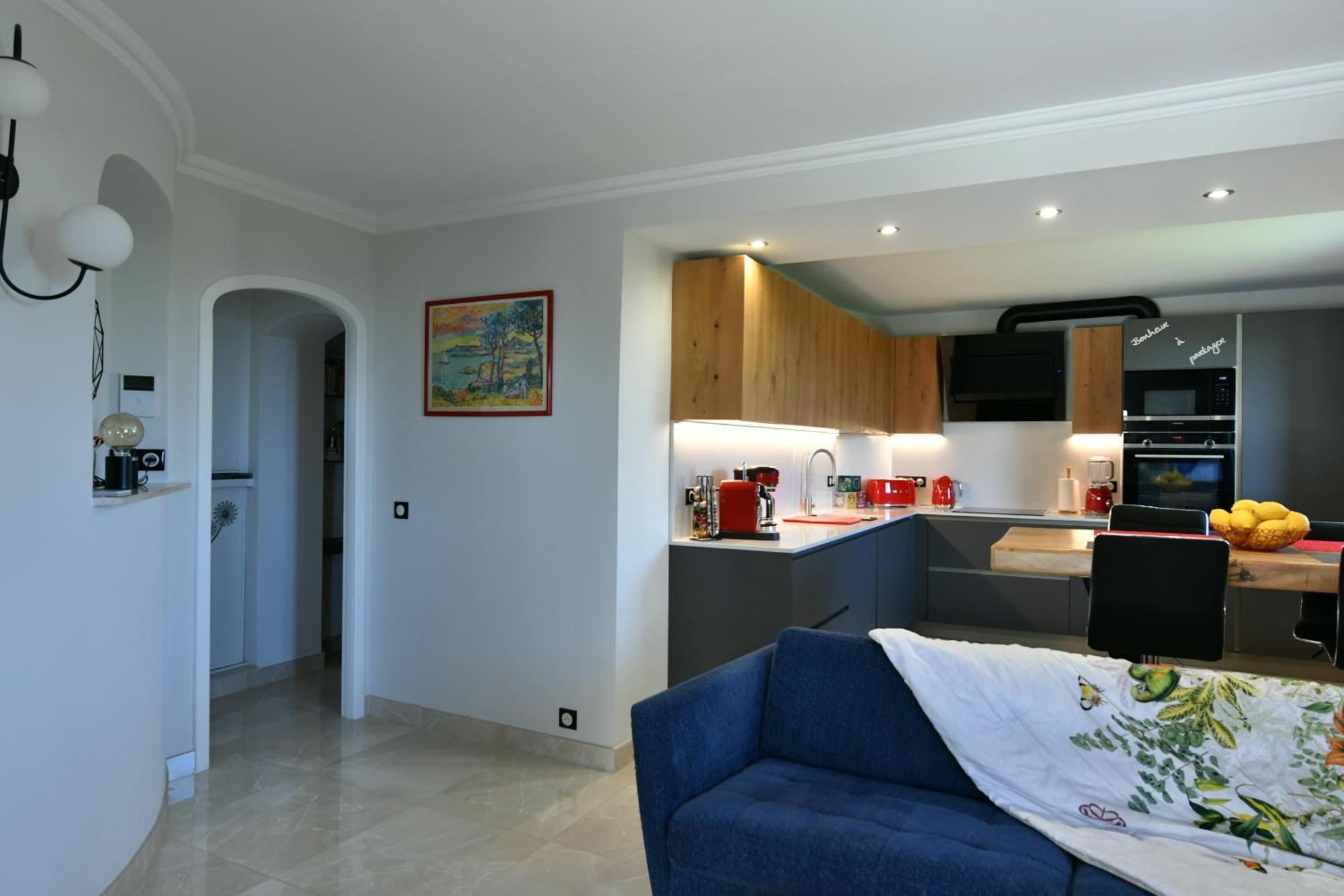 Elegant-Cosy 2P55M2 Dans Bas De Villa Provencale ! Villeneuve-Loubet Extérieur photo